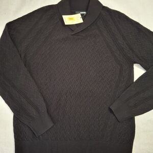 Murano Black V-Neck Sweater
